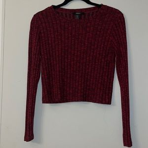 Red/maroon long sleeve